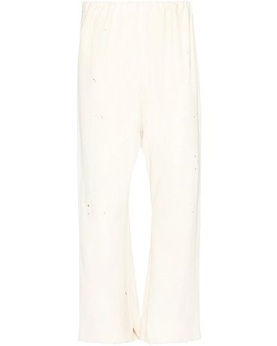 Maison Margiela Trackpants With Cut-Out Detail - White