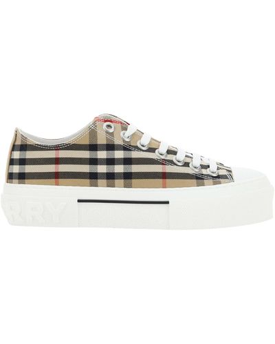 Burberry SNEAKERS BASSE VINTAGE CHECK - Marrone