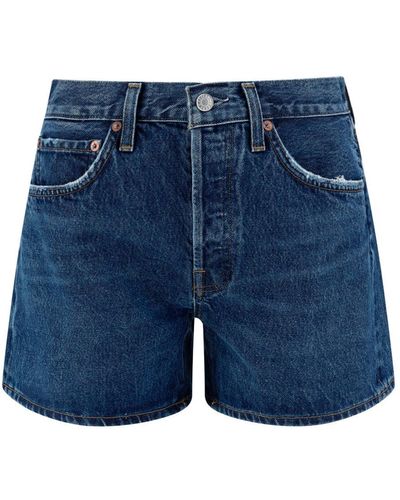 Agolde Denim Shorts - Blue