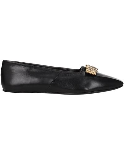 Gucci Ballet Flats gg Leather - Black