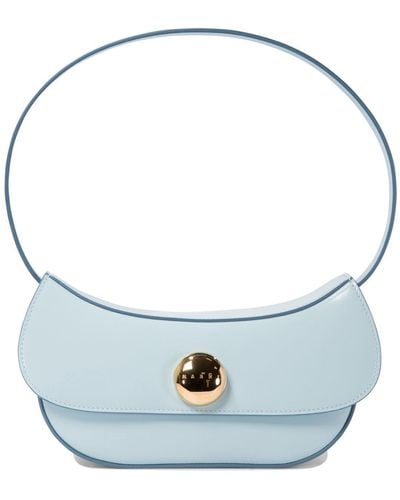 Marni Butterfly Small Shoulder Bags - Blue