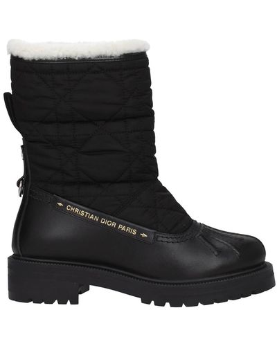 Dior Ankle Boots Frozen Nylon - Black