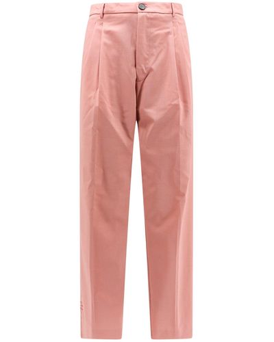 Amaranto Pantalone in misto lana - Rosa