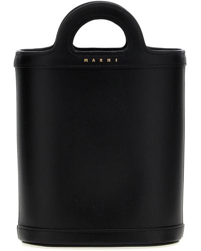 Marni Tropicalia Nano Hand Bags - Black