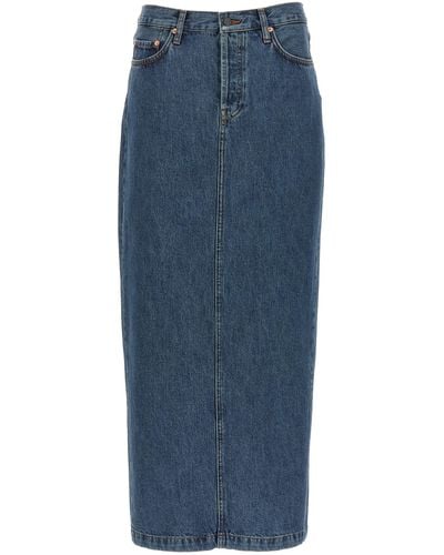 Wardrobe NYC Column Skirts - Blue