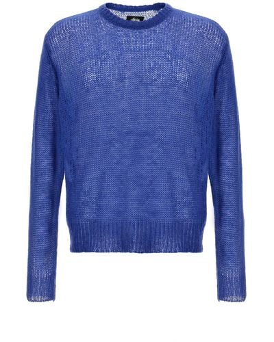 Stussy Loose Sweater - Blue