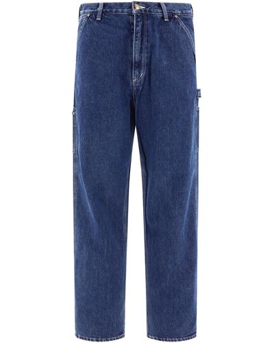 Orslow Utility Jeans Trousers - Blue