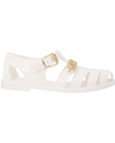 Moschino Jelly Sandals - Natural