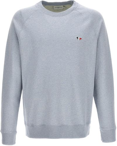Maison Kitsuné Tricolor Fox Sweatshirt - Grey