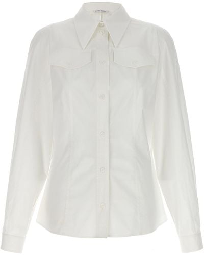 Alberta Ferretti Cotton Shirt Camicie Bianco