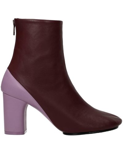 Celine Ankle Boots Leather - Purple
