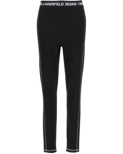 Karl Lagerfeld Leggings logo - Nero