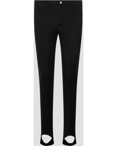 3 MONCLER GRENOBLE Stretch twill trousers - Nero