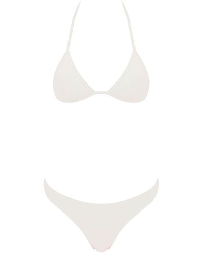 Lido Set Bikini Cinquantotto Rib - White
