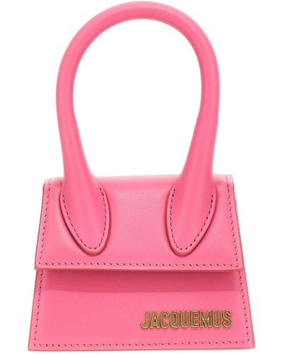 Jacquemus Le Chiquito Hand Bags - Pink
