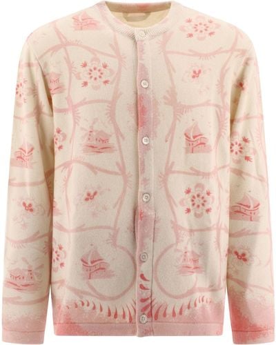 Bode Printed Mill Knitwear - Pink