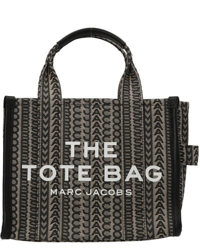 Marc Jacobs 'The Monogram Mini Tote' Shopping Bag - Black