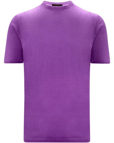 Roberto Collina Linen Sweater - Purple