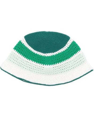 Casablancabrand Cotton Crochet Hat - Green