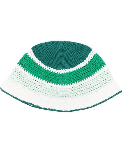 Casablancabrand Cotton crochet hat - Verde