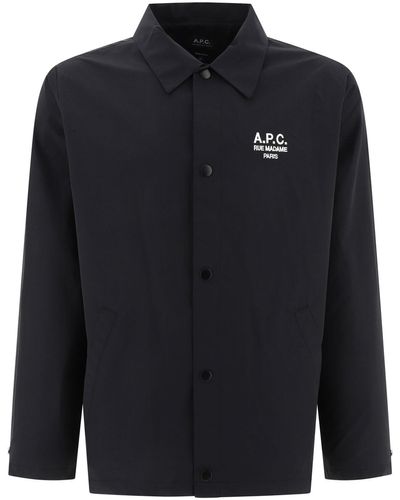 A.P.C. "Regis" Overshirt - Blue