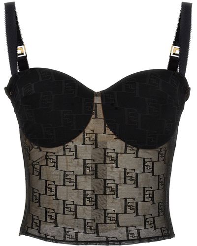 Elisabetta Franchi Top - Black