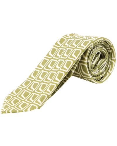 Nicky Linen Tie - Metallic