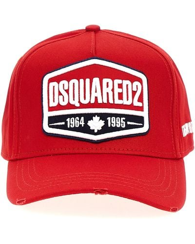 DSquared² Cappello da baseball logo - Rosso
