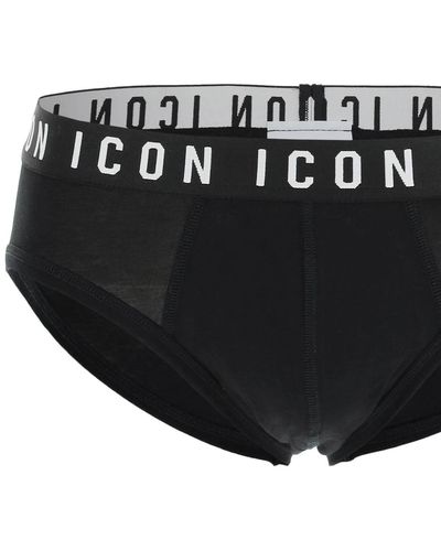 DSquared² 'icon' Underwear Brief - Black