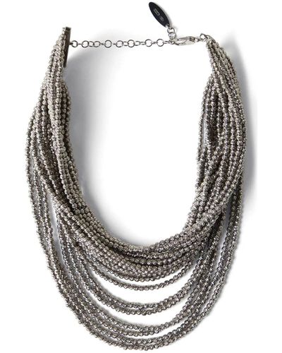 Brunello Cucinelli Choker Jewellery - Grey