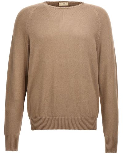 Ma'ry'ya Crew-neck Sweater Sweater, Cardigans - Brown