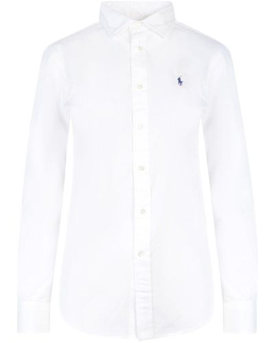 Polo Ralph Lauren Stretch Poplin Shirt - White