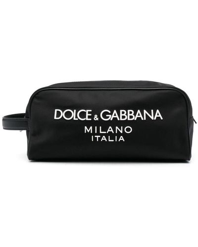 Dolce & Gabbana Necessaire Nylon Davis+Vit. Lis - Black
