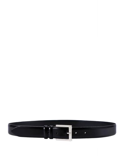 Orciani Smooth Leather Belt - White