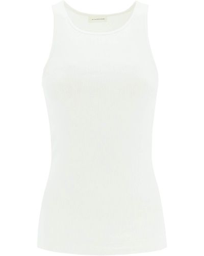 By Malene Birger Top Canotta In Cotone Organico - Bianco