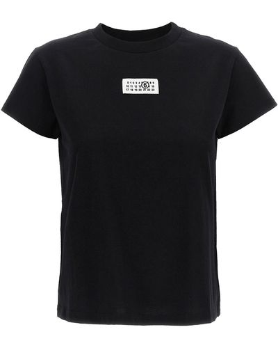 MM6 by Maison Martin Margiela Logo T-Shirt - Black
