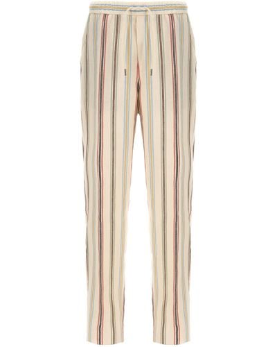 Etro Striped Pantaloni Multicolor - Neutro