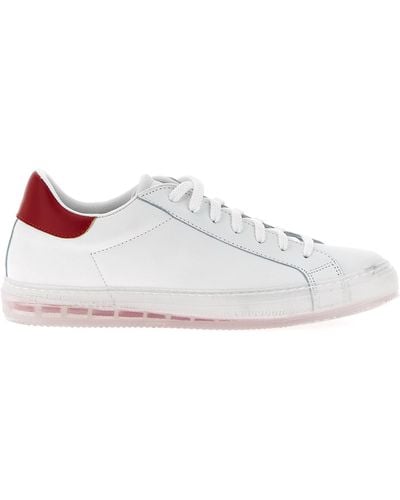 Kiton Ussa088 Sneakers Rosso - Bianco