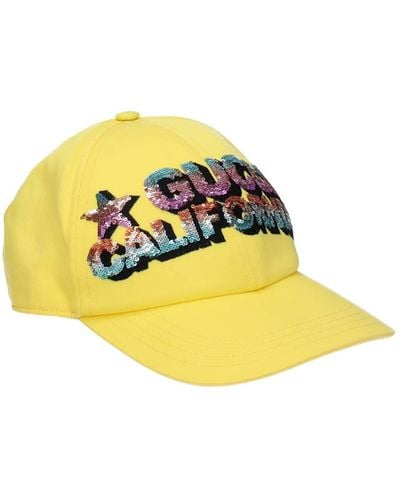 Gucci Hats Cotton - Yellow