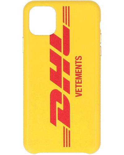 Vetements Cover per iPhone 11 x DHL - Giallo