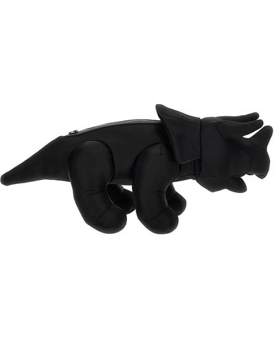Maison Mihara Yasuhiro Triceratops Crossbody Bags - Black