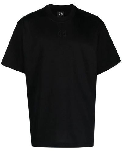 44 Label Group T-Shirt With The Enemy Embroidery - Black