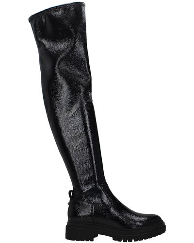 Michael Kors Boots Cyrus Eco Leather - Black