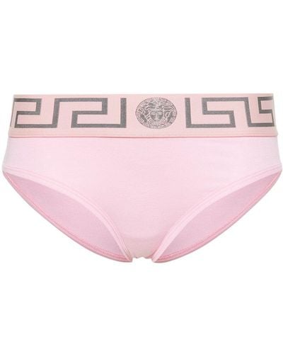Versace Greca Border Briefs - Pink
