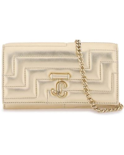 Jimmy Choo Avenue Crossbody Mini Bag - Natural