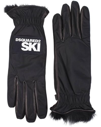 DSquared² Gloves Polyamide - Black
