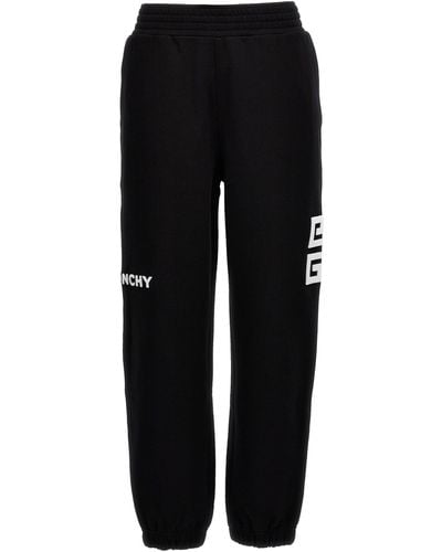 Givenchy Flocked Logo Joggers Trousers - Black