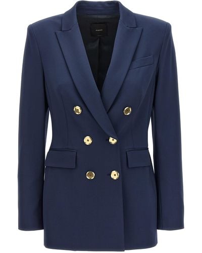 Pinko Glorioso Blazer And Suits - Blue