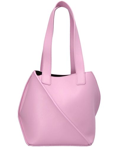 Yuzefi 'swirl Small' Shopping Bag - Pink