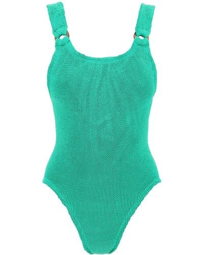 Hunza G Domino Swimsuit - Green